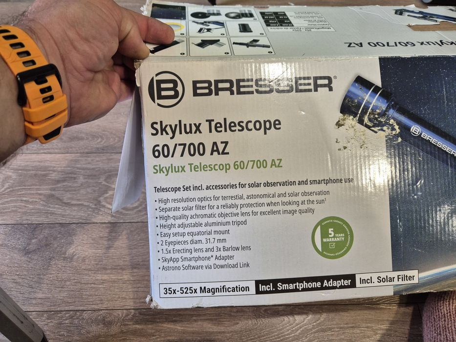 Телескоп Telescope BRESSER skylux 60/700