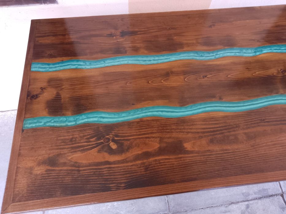 Masa de lemn cu rășină Epoxidica