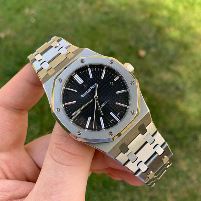 ceas ap royal oak black dial 41,mm