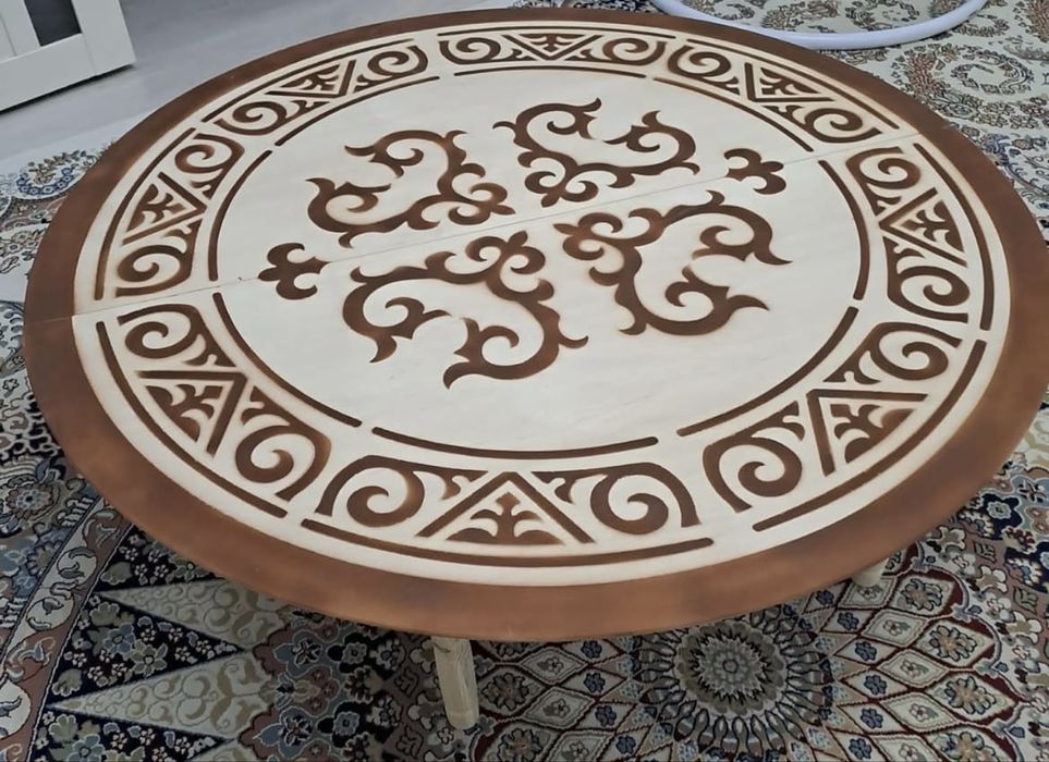 Жер стол 150см, дастарханымен бірге