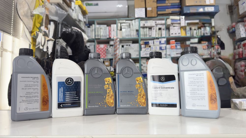 Масло оригинал Мерседес. Motor moy Mercedes