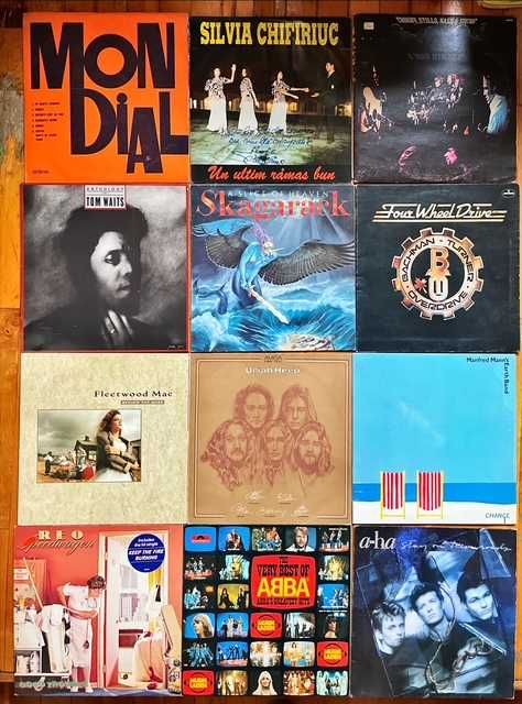 Col viniluri: Mondial, Chifiriuc, CSNY, Waits, ABBA, Cicero, Alifantis