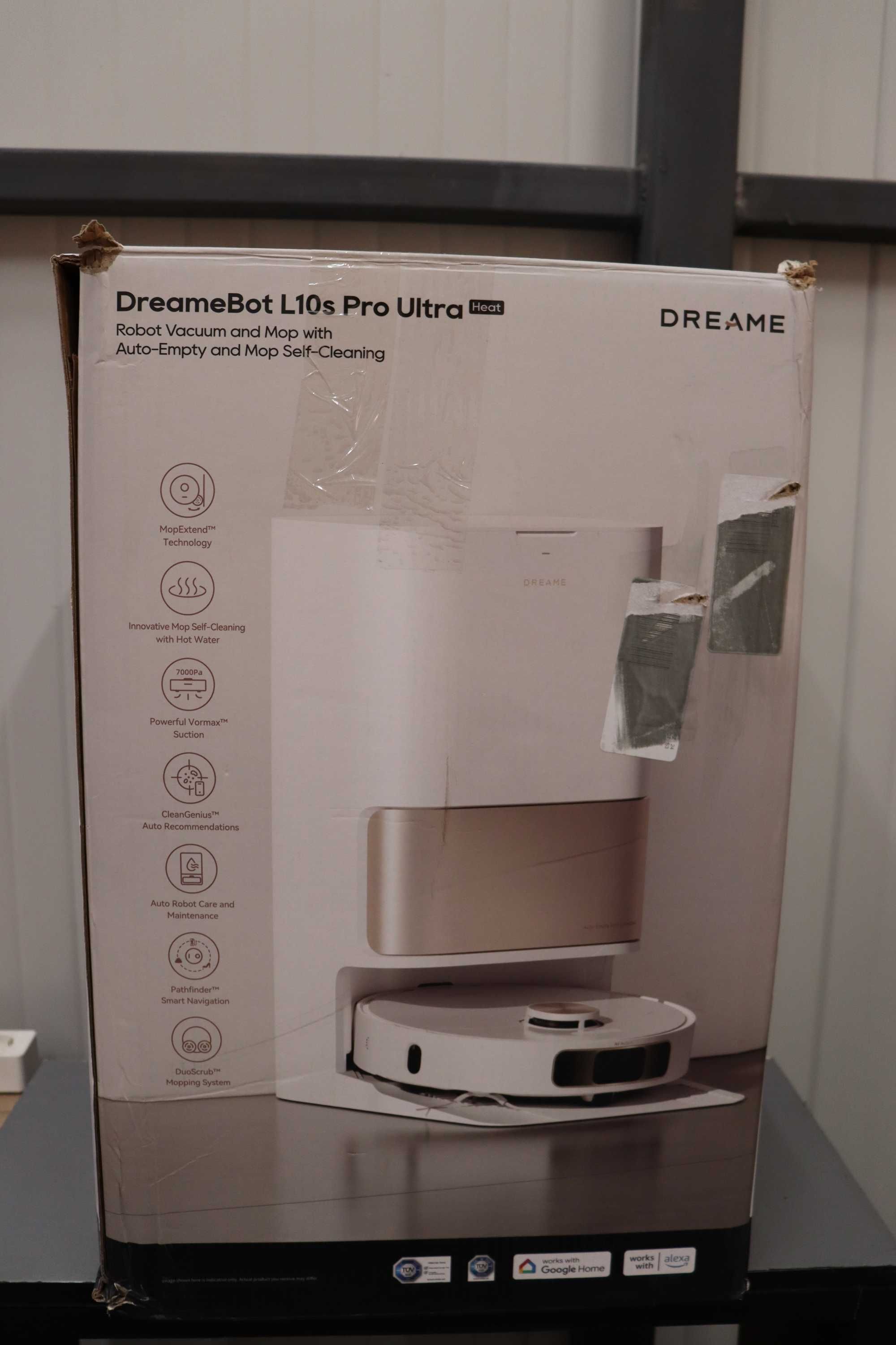 Прахосмукачка робот Dreame L10s Pro Ultra, 5300Pa, 3L, App, Ai Action