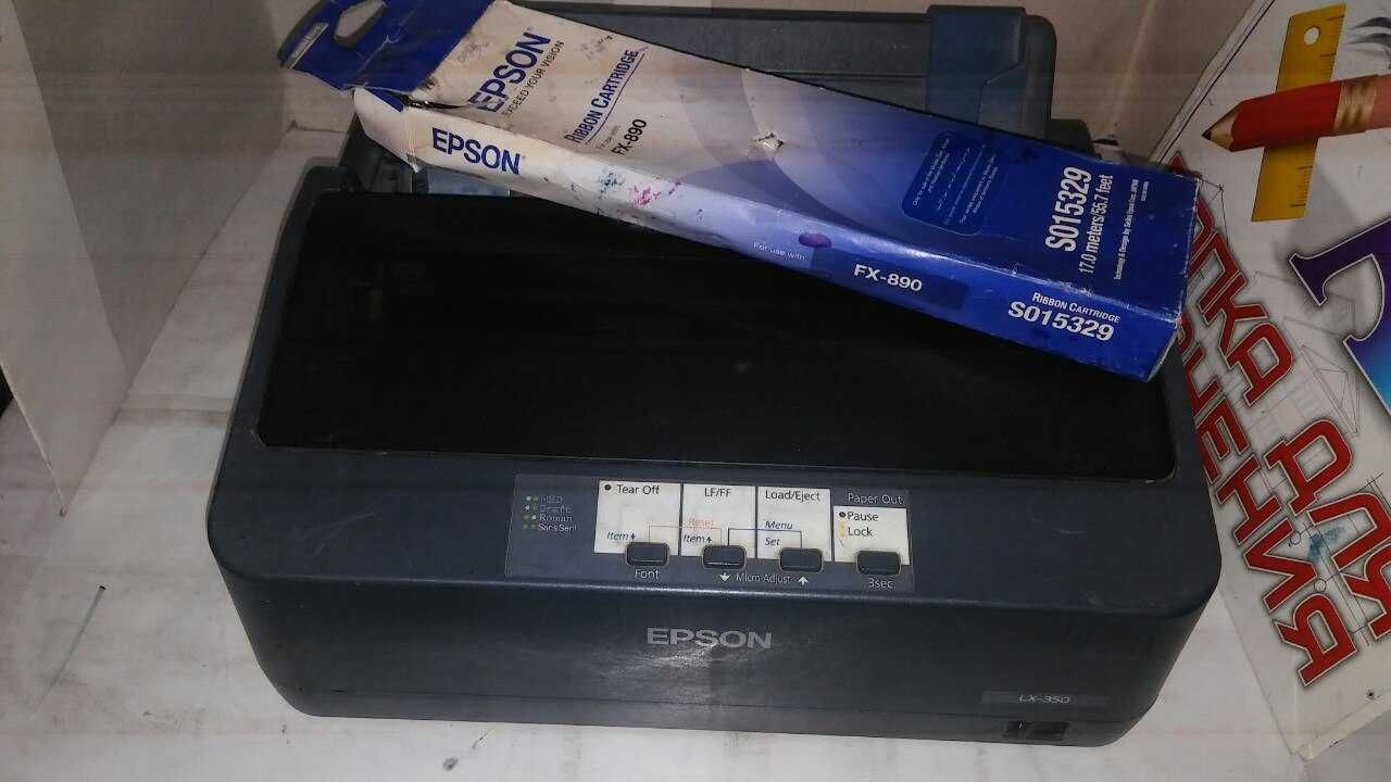 EPSON LX350 матричный принтер