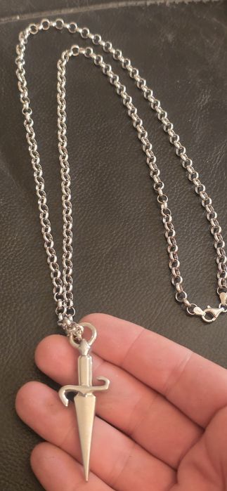 Lant si pandant Cesare Paciotti original din argint