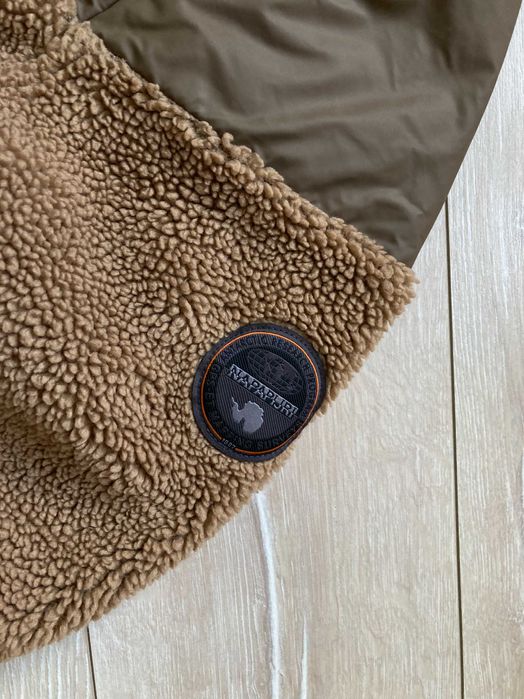 Napapijri Haltia Fleece  Sherpa мъжко горнище горница яке размер M