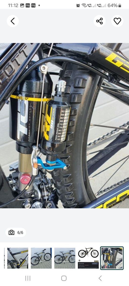 Bicicletă/mountain bike Scott Genius RC 20 Full
suspension /Carbon