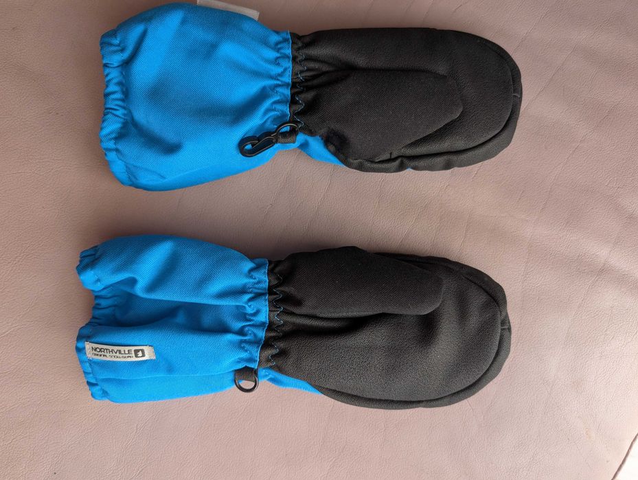 Mănuși schi cu 1 deget călduroase și impermeabile pentru copii