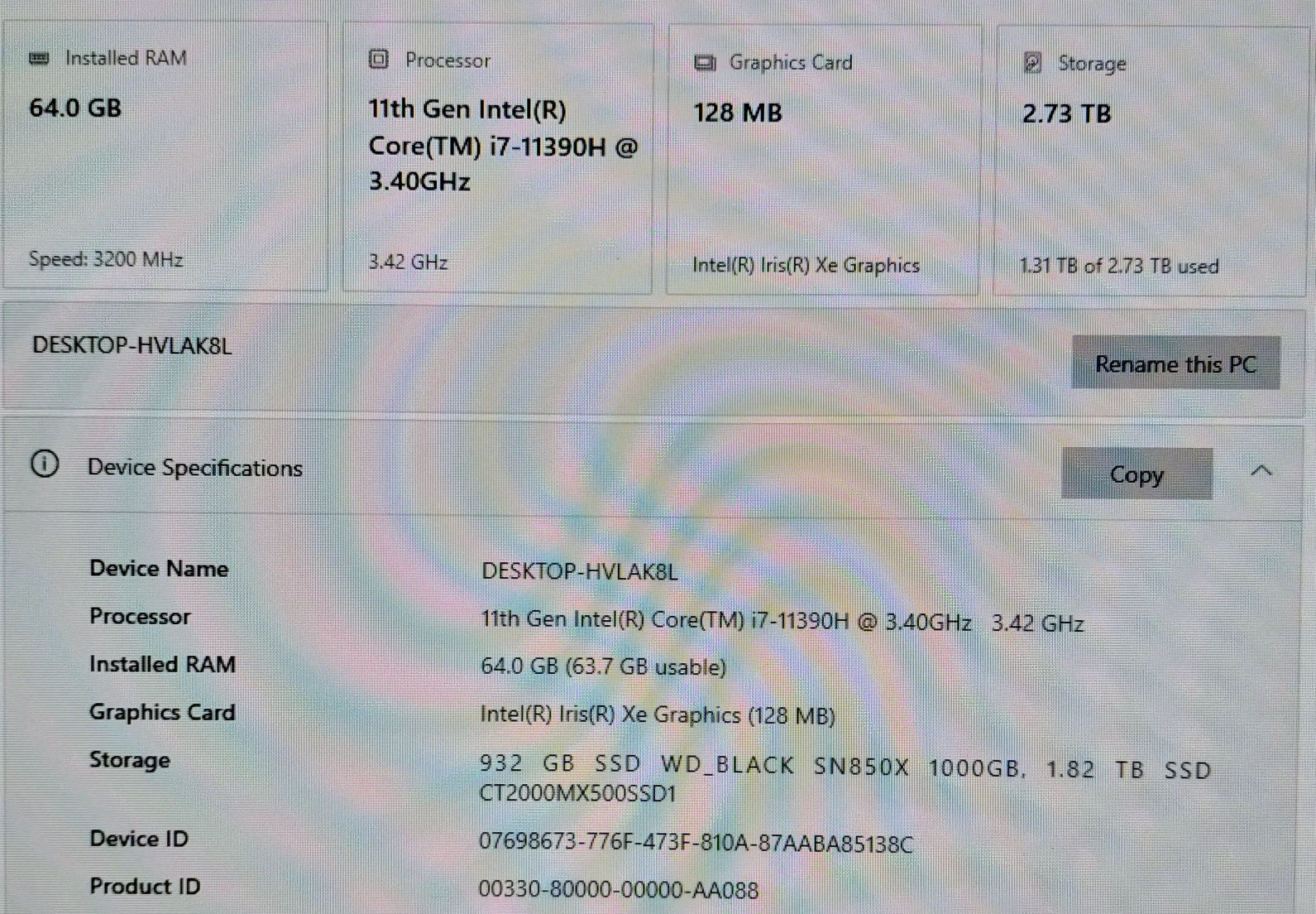 GEEKOM IT11 Mini PC Intel Core i7, 64GB RAM, SSD 3TB, Windows 11 Pro