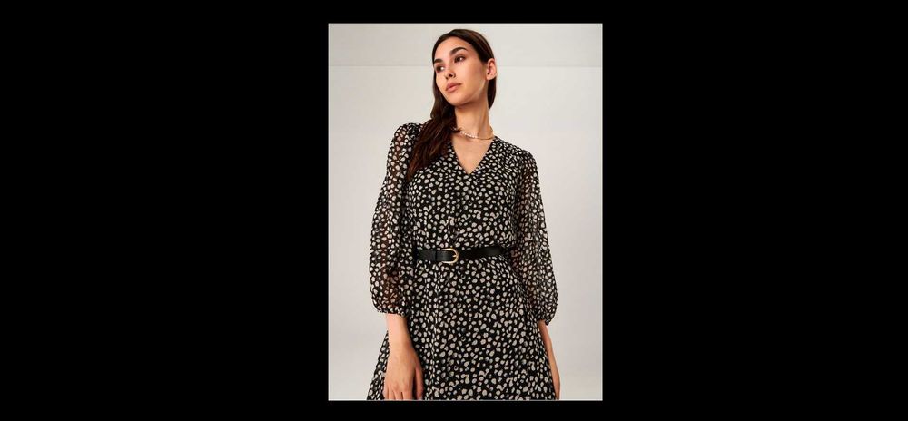 Шарена midi рокля