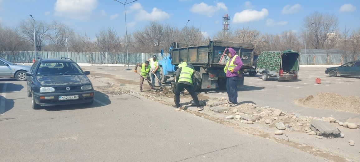 Асфальтирование в Алматы. Асфальт качественно.