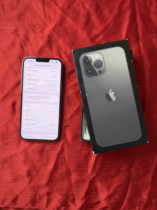 iPhone 13 ProMax 256Gb Graphic Akk: 82% Kelwamiz