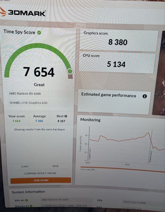 Pc Gaming compact Lenovo RX 6600