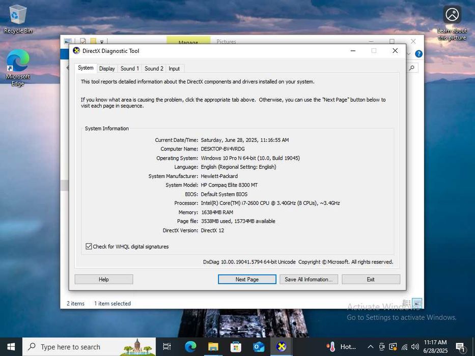 Unitate pc i7 2600 ram 16gb ddr3 video Gt 1030 4gb calculator hd