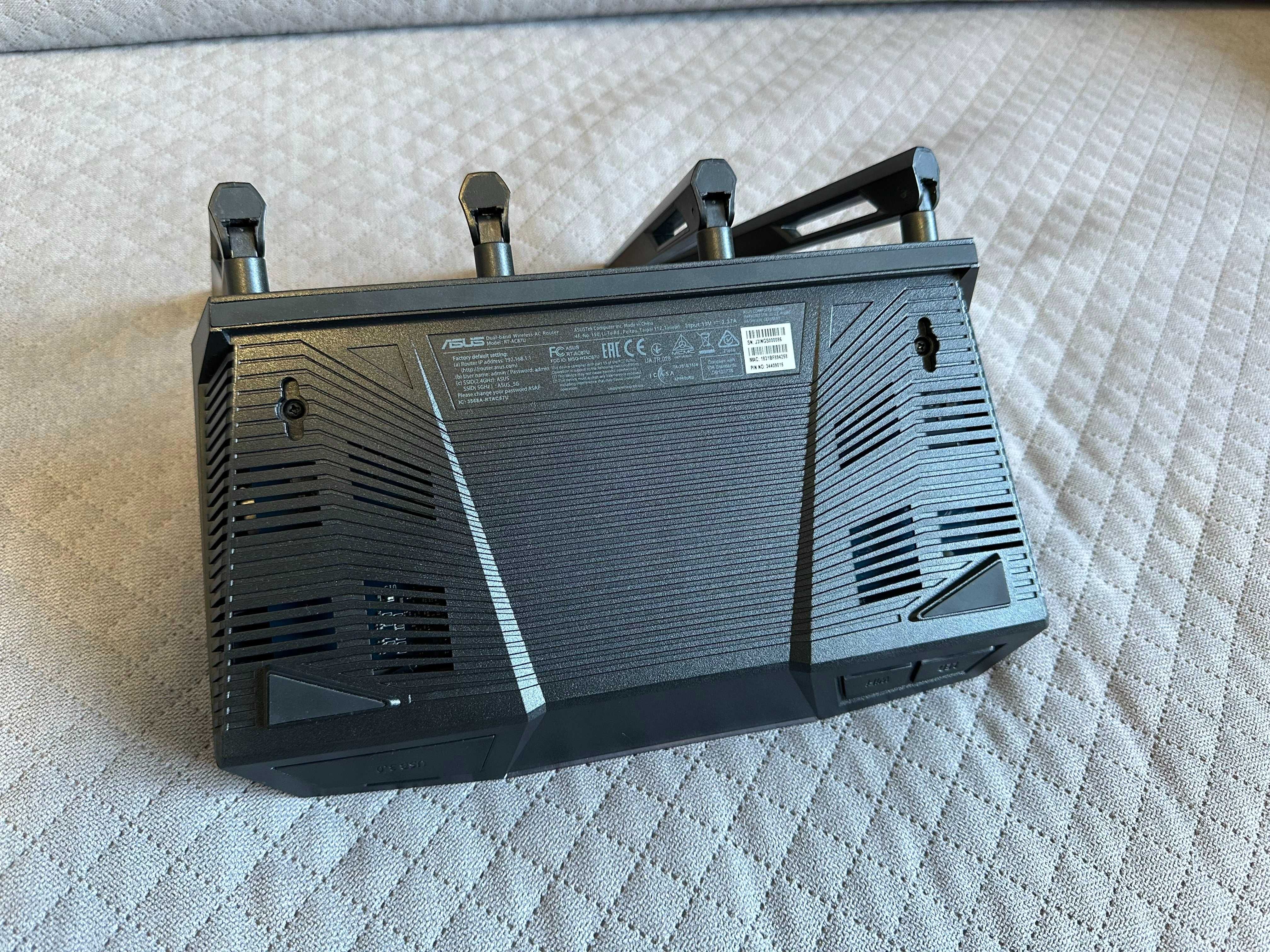 Router wireless ASUS RT-AC87U Dual-band Wireless AC2400 Gigabit
