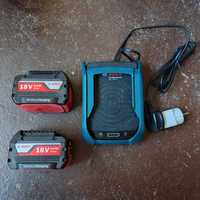 Wireless charger  Bosch GAL 1830 и два броя батерии 18V 4Ah