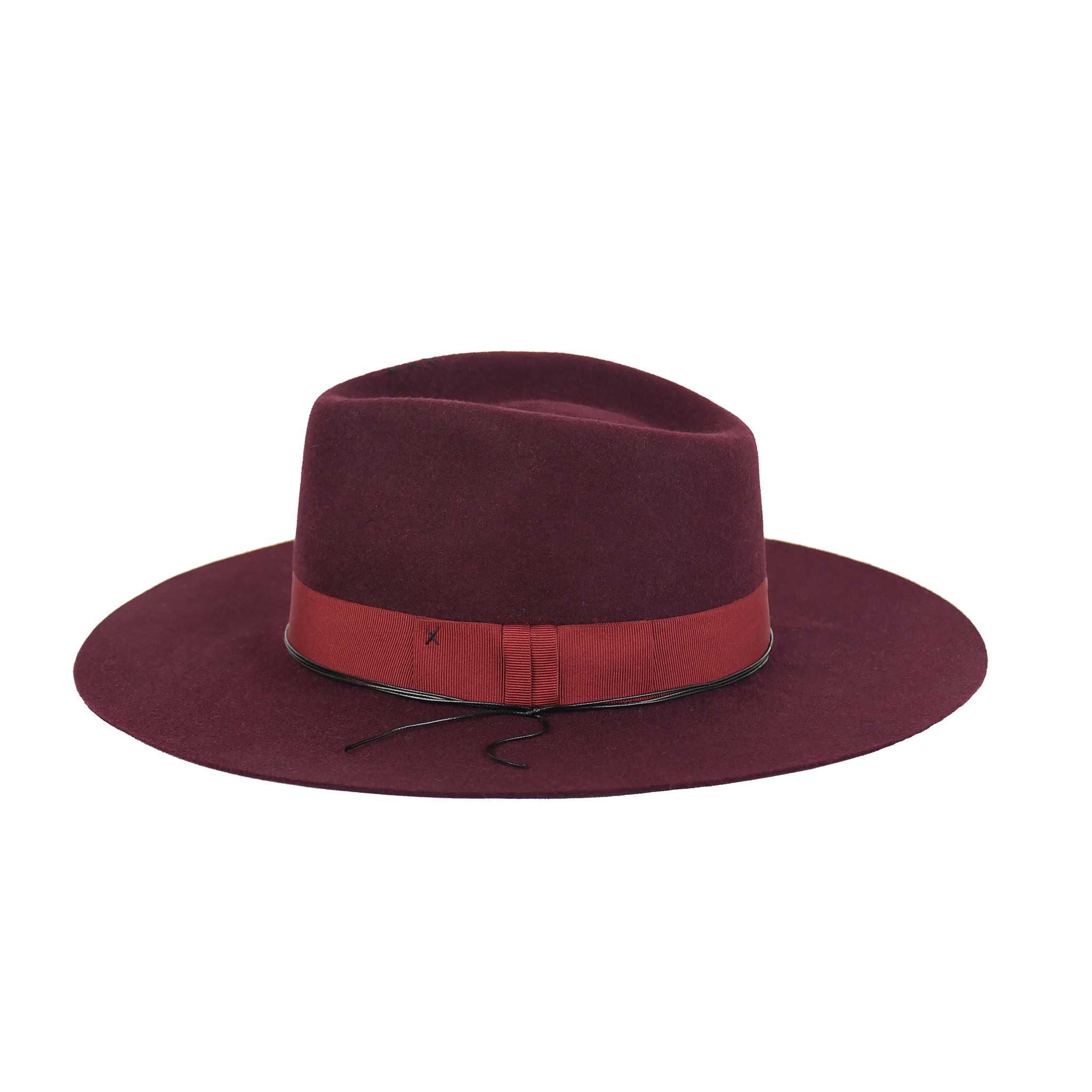 Pălărie Unisex Fedora Bordo Lana Dadarlat