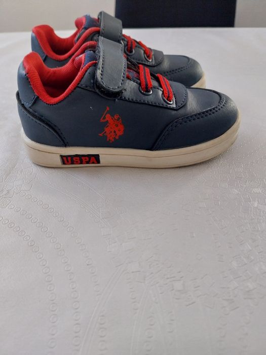 Оригинални кожени обувки за момче на Поло