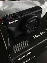 Като нов Canon G7X Mark III + Vlogging tripod с remote спусък