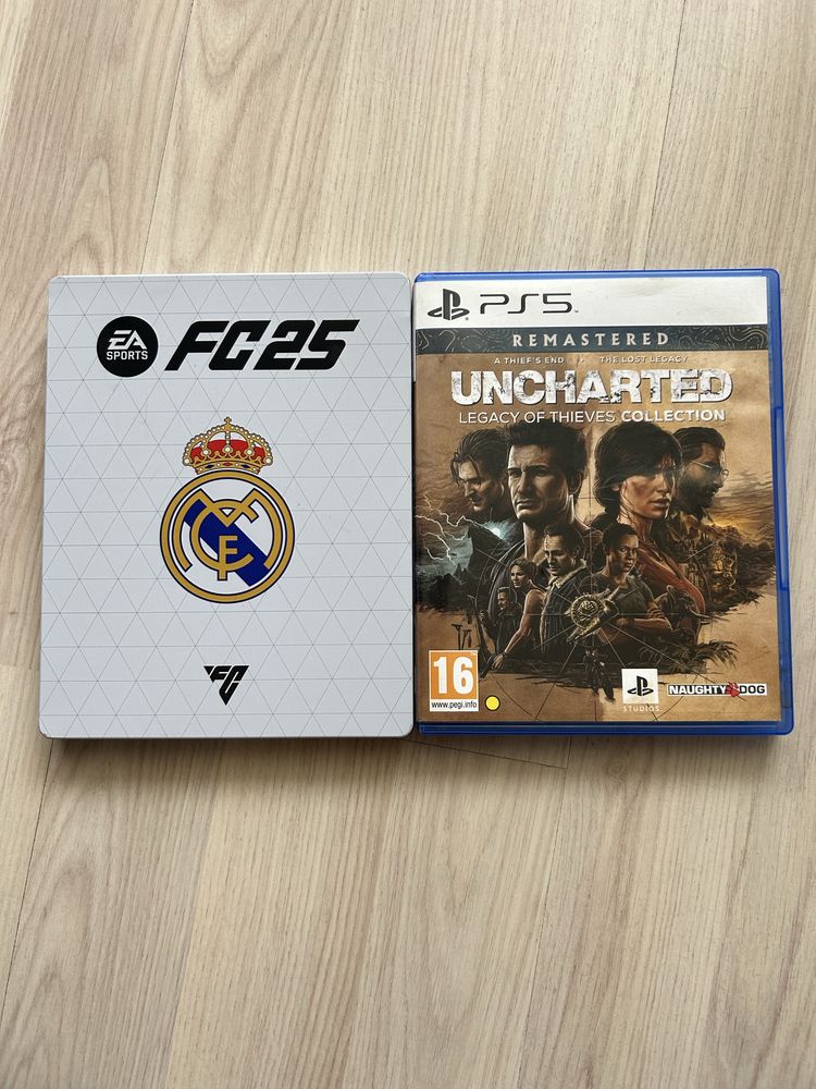 Uncharted legacy of thieves, FC25 - PS5