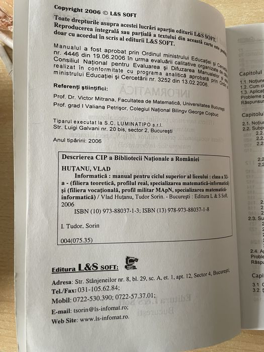 Manual Informatica cls XI - profil real