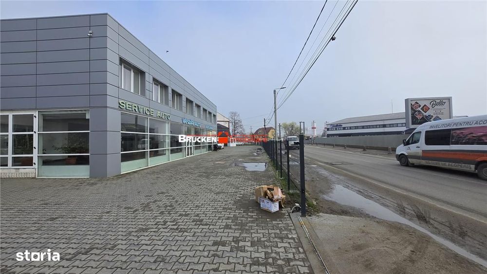 Inchiriere showroom de prezentare cu hala si spatii anexe – Marghita,