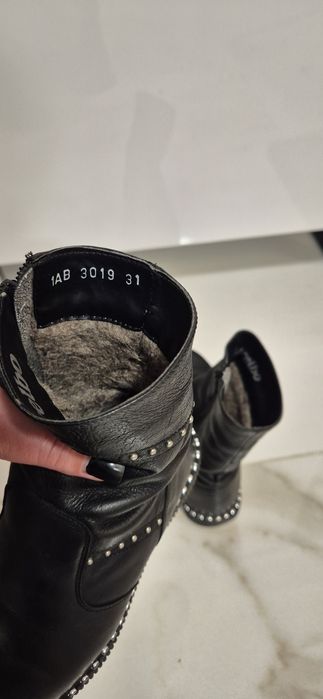 Cizme fete 31 cu blanita