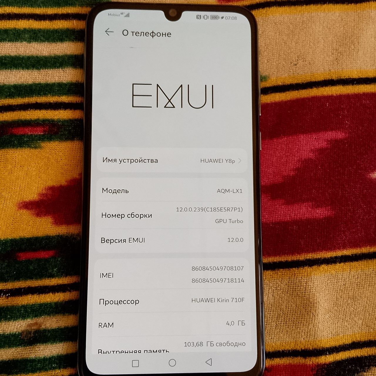 Huawei Y8P Huawei y6s