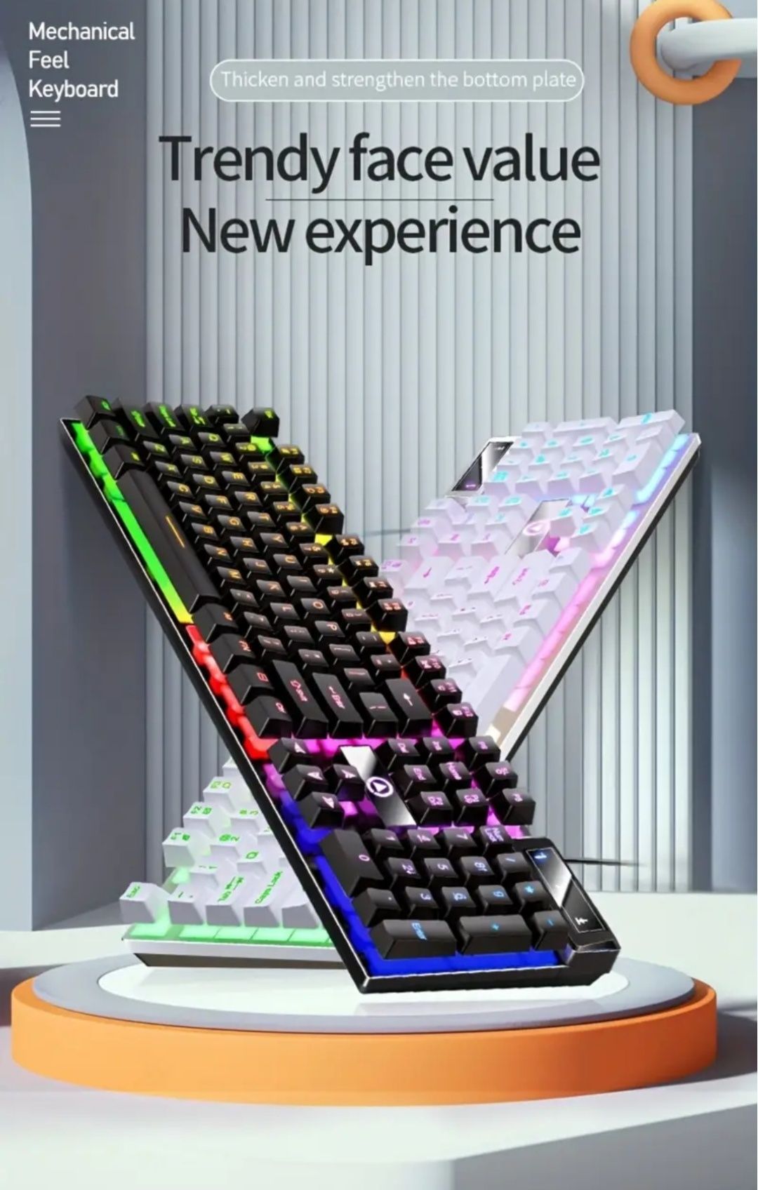 ТОП! Механична RGB геймърска клавиатура. ЧИСТО НОВА, НЕРАЗОПАКОВАНА.
