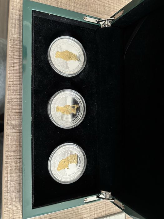 Колекционерски монети 3 броя "Панагюрско съкровище"