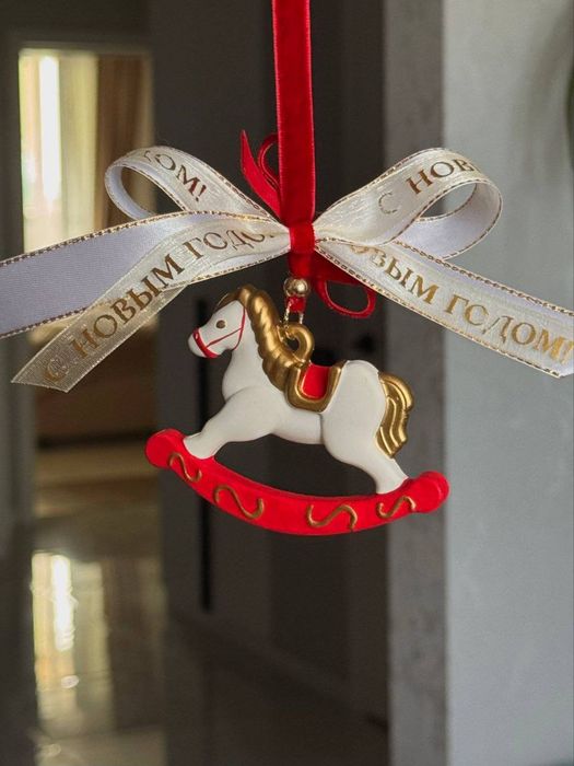 Гипсовая игрушка -раскраска на ёлку