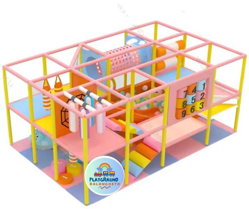 Вътрешно детско  съоръжение  3.80*5.00/2.30в за деца  от 1-12 години.