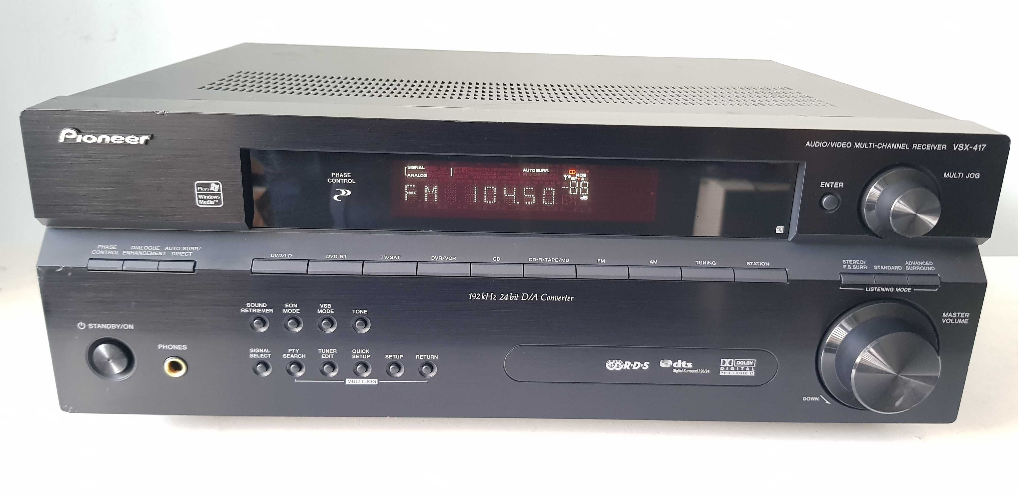 Pioneer VSX 417 amplif 5.1 receiver filme sufragerie casa arta