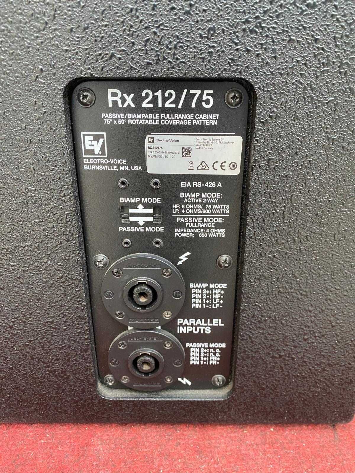 RX 212  Electro=voice