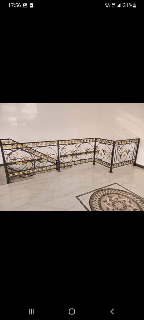 Balustrade din fier forjat