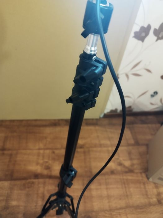 Професионална LED кръгла лампа, 30 см, RGB светлина