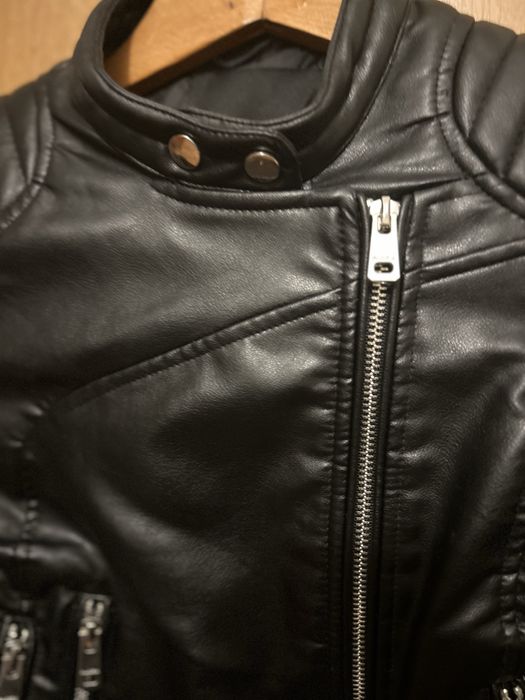 Кожено черно яке