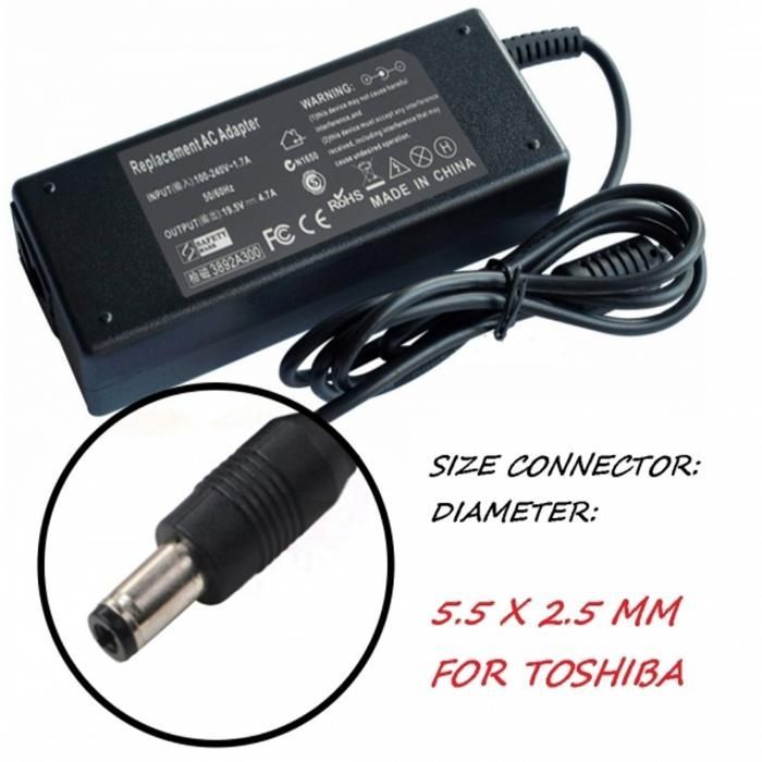 Зарядно за лаптоп 220V-90W /19V 5.5mm X 2.5mm YDS90. За ASUS/TOSHIBA