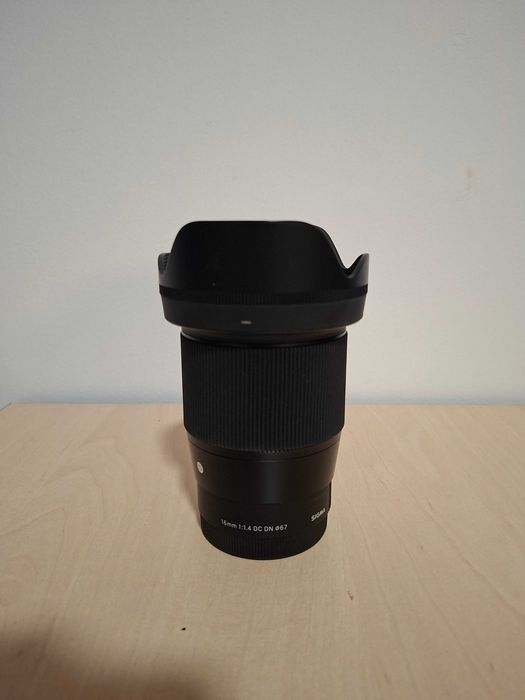 Obiectiv Foto Mirrorless Sigma 16mm F1.4 DN Montura Sony E