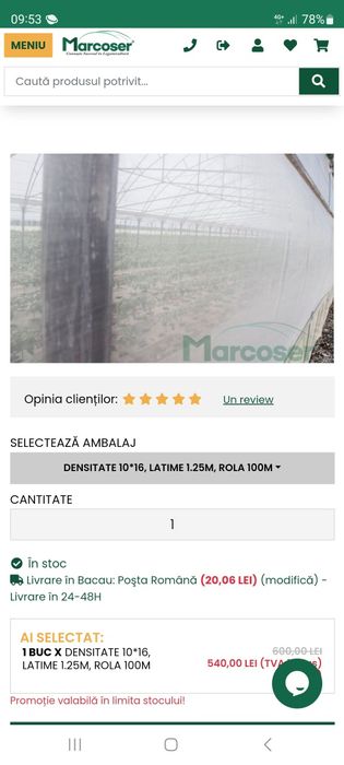 Plasa antiinsecte