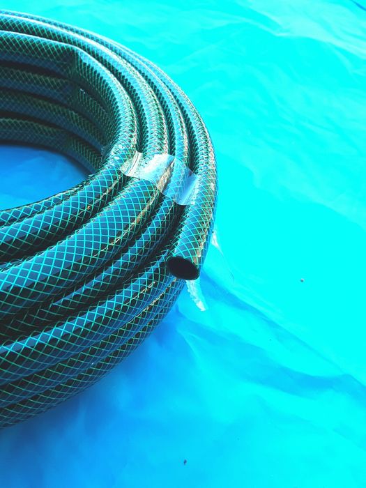 FURTUN DE GRADINA 10 m cu Suport pentru perete , Set conectori, PISTOL