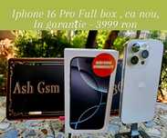 Iphone 16 Pro impecabil, full box, in garantie