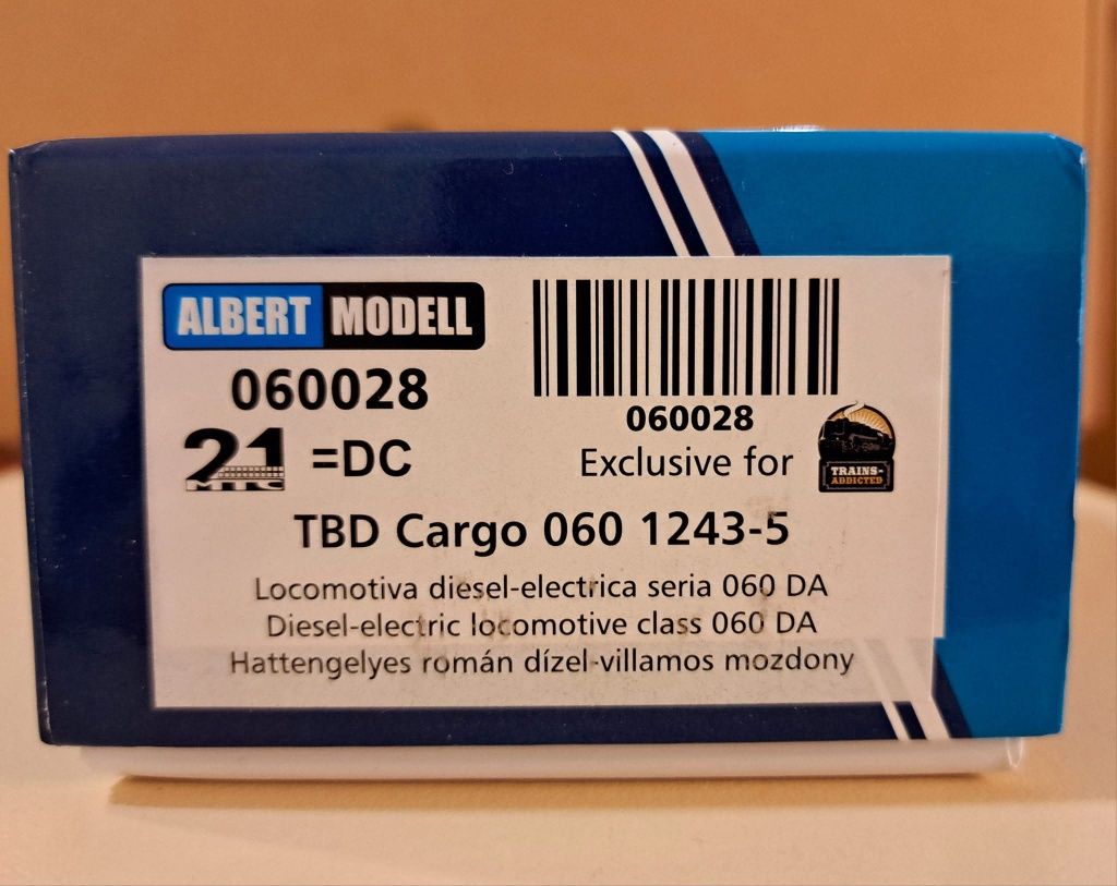 Дизелов Локомотив ТБД Карго 060 1243-5 Albert Model HO 1/87