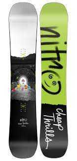 Placa snowboard NItro Cheap Thrills  157 cm  model 2023 noua  flex 5