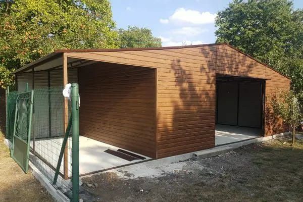 Garaje pe structura metalica