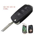 Cheie Completa Hella 434MHz ID48 Chip 5K0837202AD VW Skoda Seat