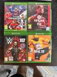 Vand pachet 4 jocuri Xbox One