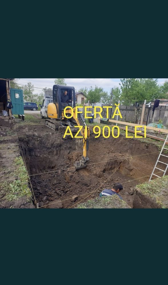 Inchiriez Miniexcavator ,Miniincarcator