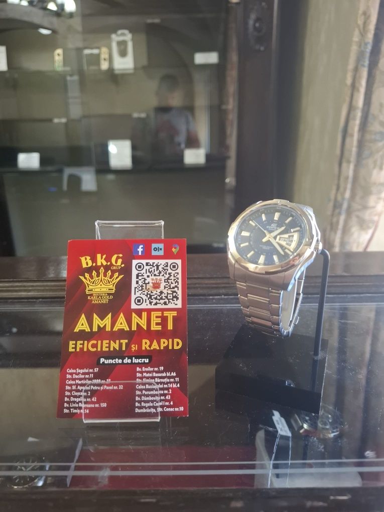 Casio Edifice EF-129 Amanet BKG