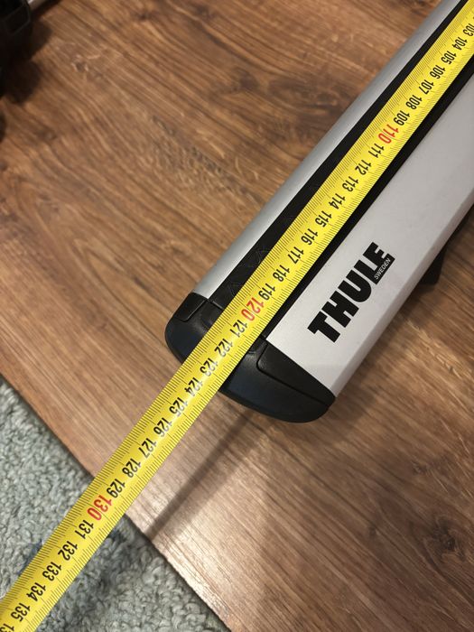 Thule Evo WingBar raised rail - bare auto transversale portbagaj